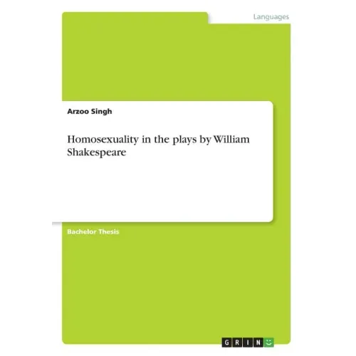 Homosexuality in the plays by William Shakespeare