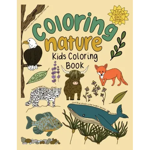 Coloring Nature: Kids Coloring Book
