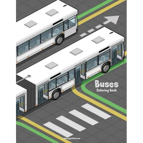 Buses Coloring Book
