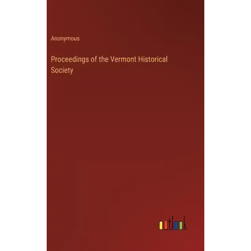 Proceedings of the Vermont Historical Society
