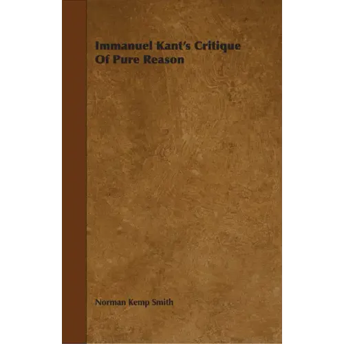 Immanuel Kant's Critique of Pure Reason