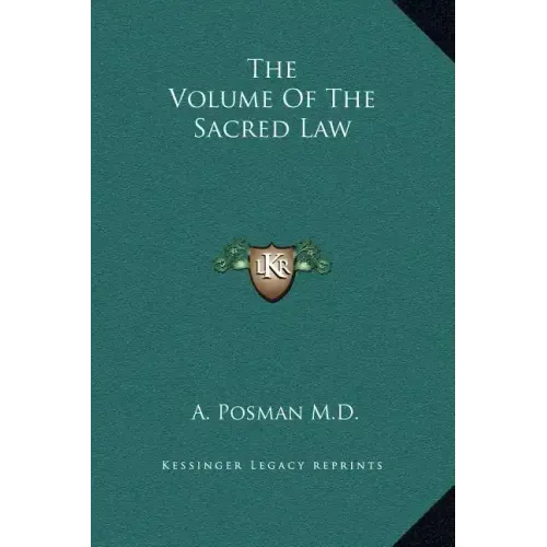 The Volume of the Sacred Law