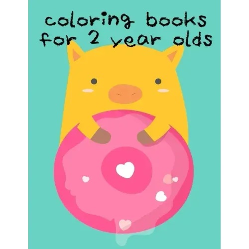 Coloring Books For 2 Year Olds: Christmas coloring Pages for Children ages 2-5 from funny image.