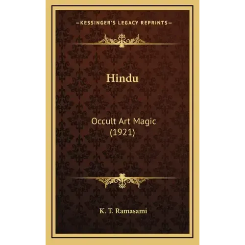 Hindu: Occult Art Magic (1921)