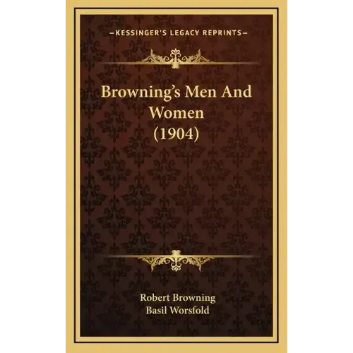 Browning's Men And Women (1904)