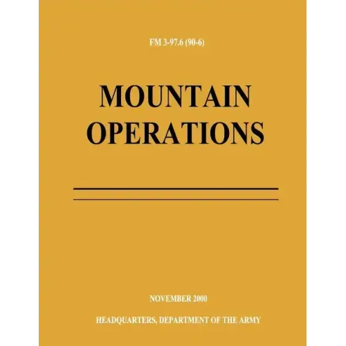 Mountain Operations (FM 3-97.6)
