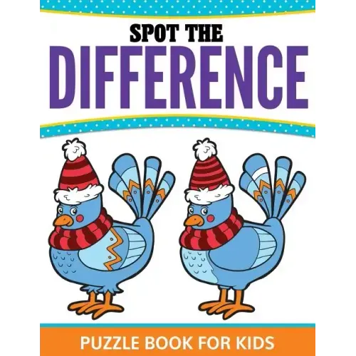 Spot The Difference Puzzle Book For Kids