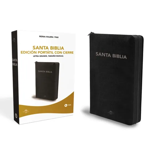 Santa Biblia Rvr1960- Edicion Portatil Con Cremallera