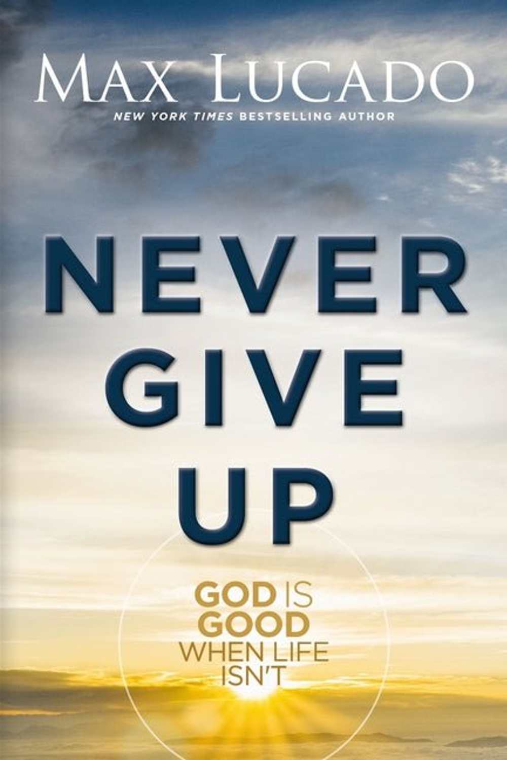 Never Give Up: God is Good When Life Isn't Book