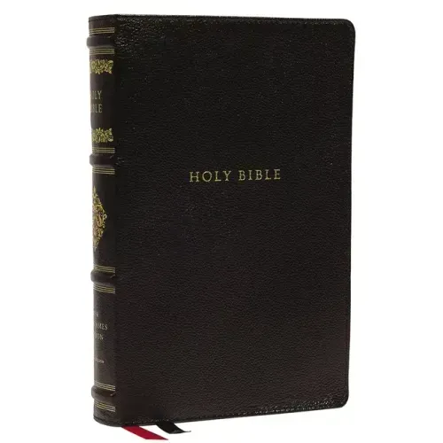 Nkjv, Personal Size Reference Bible, Sovereign Collection, Genuine Leather, Black, Red Letter, Thumb Indexed, Comfort Print: Holy Bible, New King Jame