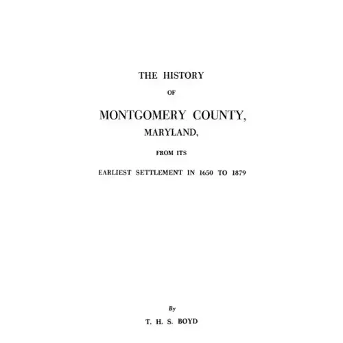 History of Montgomery County, Maryland