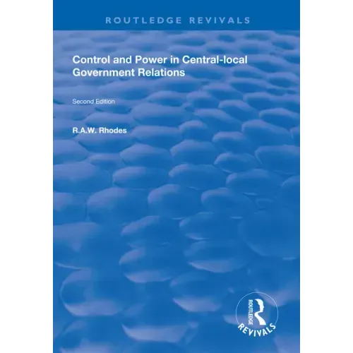 Control and Power in Central-Local Government Relations