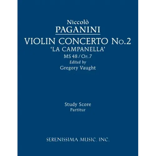 Violin Concerto No.2, MS 48: Study score