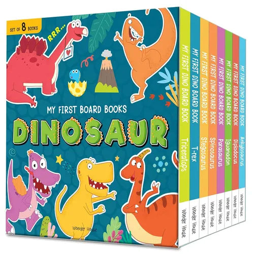My First Board Books: Dinosaurs: 8 Books Boxed Set