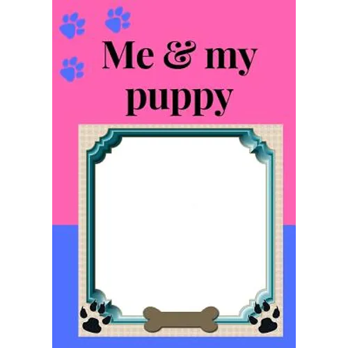 Me and my puppy: girls purple dog photo album, keepsake album for dogs, gift. scrap book for kids, cute pictures, picture and story boo