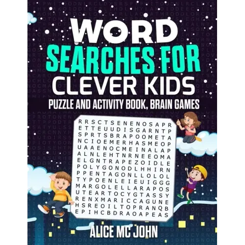 Word Search for Clever Kids: Puzzle and Activity Book, Brain Games
