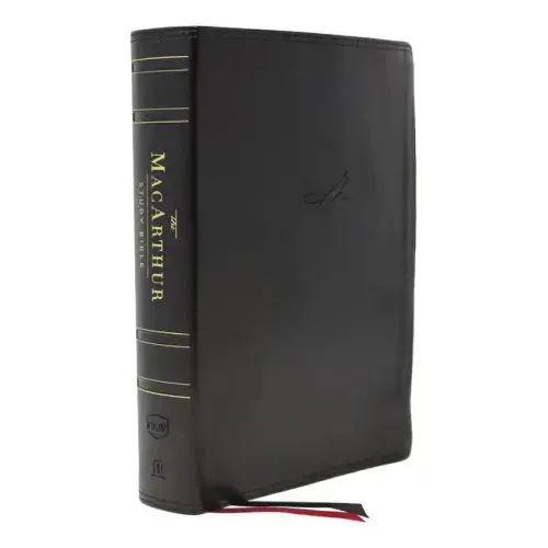 Nkjv, MacArthur Study Bible, 2nd Edition, Leathersoft, Black, Indexed, Comfort Print: Unleashing God's Truth One Verse at a Time