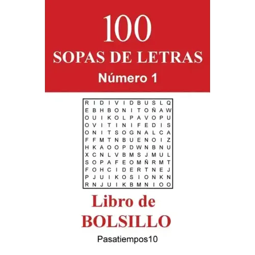 100 Sopas de letras Libro de Bolsillo - N. 1
