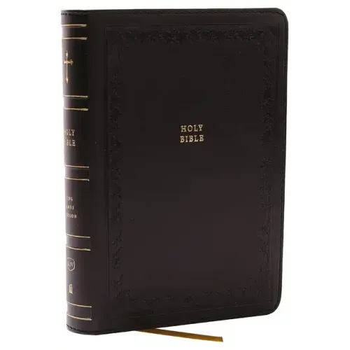 KJV Holy Bible: Compact with 43,000 Cross References, Black Leathersoft, Red Letter, Comfort Print: King James Version