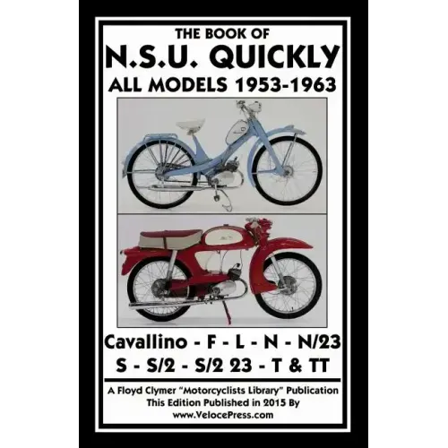 Book of the Nsu Quickly All Models 1953-1963