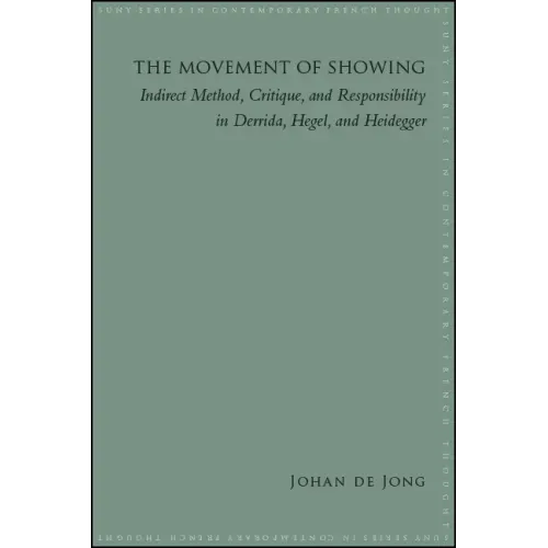 The Movement of Showing: Indirect Method, Critique, and Responsibility in Derrida, Hegel, and Heidegger