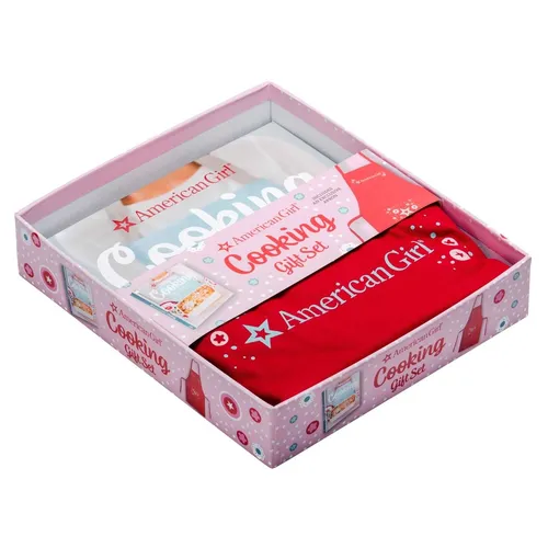 American Girl Cooking Gift Set: Recipes for Delicious Snacks, Meals & More (Kid's Cookbook, American Girl Doll)
