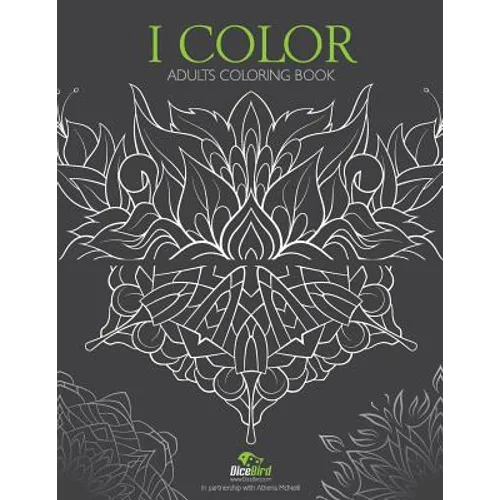 I color: Adults coloring book