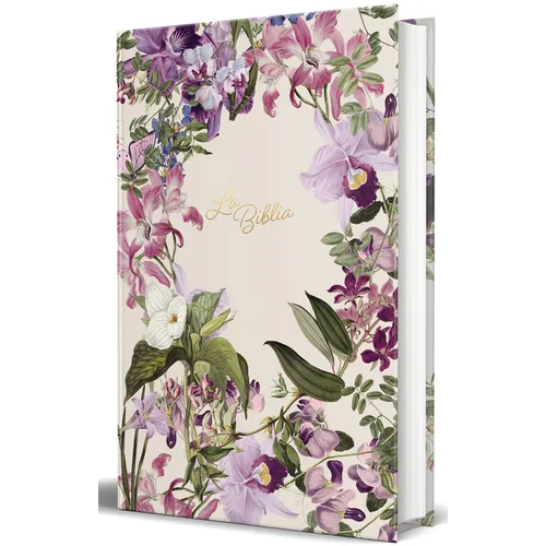 La Biblia Católica: Edición Letra Grande. Tapa Dura, Morada Con Flores / Catholic Bible: Large Print, Hard Cover, Purple with Flowers