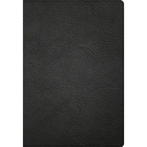 NASB Super Giant Print Reference Bible, Black Genuine Leather, Indexed