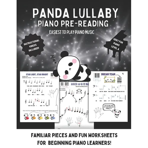 Panda Lullaby: Piano Pre-Reading Pieces for Beginners
