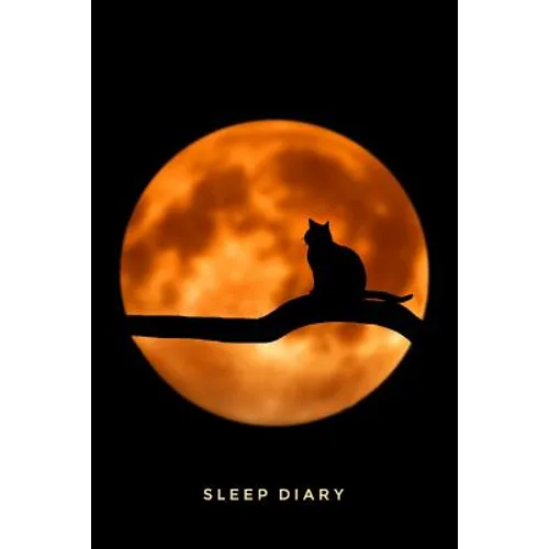 Sleep Diary Full Moon Cat