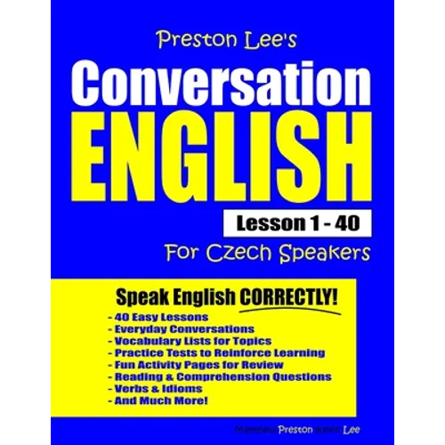 Preston Lee's Conversation English For Czech Speakers Lesson 1 - 40