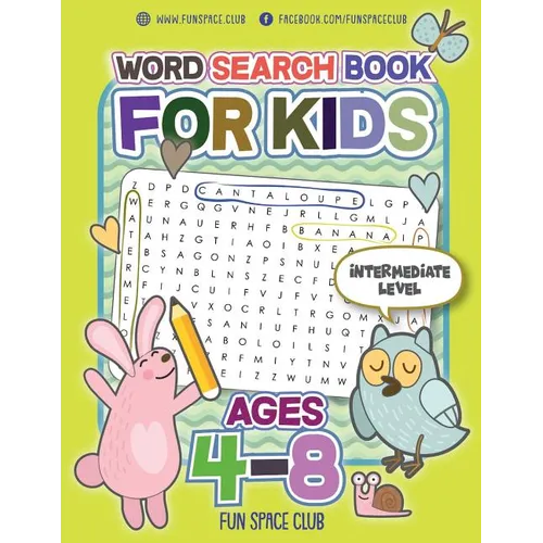 Word Search Books for Kids Ages 4-8: Circle a Word Puzzle Books Word Search for Kids Ages 4-8 Grade Level Preschool, Kindergarten - 3