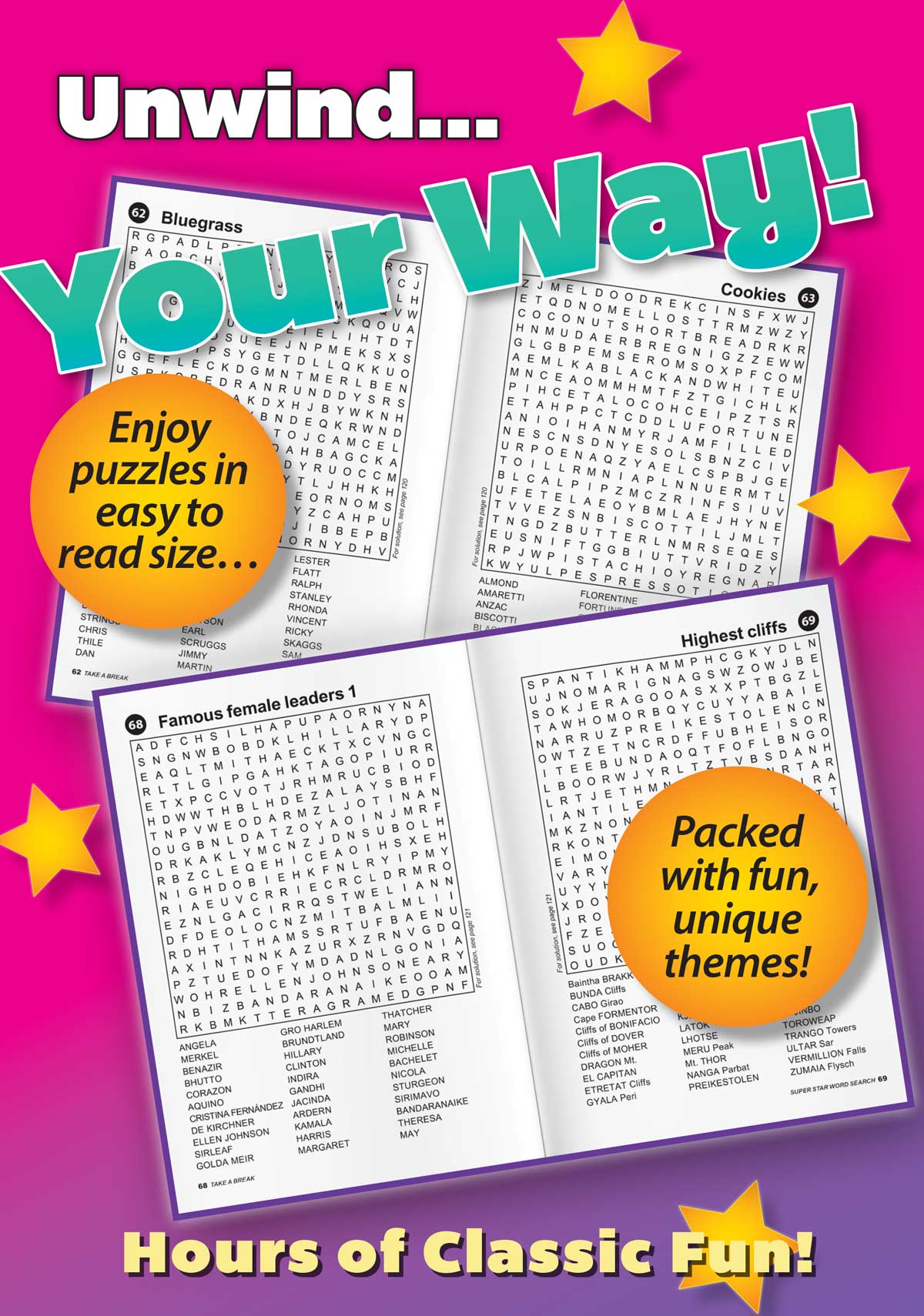 Take a Break - Super Star Word Search #2