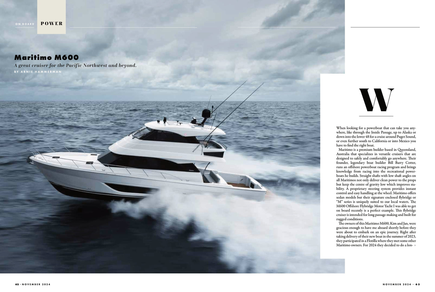 Pacific Yachting - November 2024: The Charter Issue, Caribbean Cruise From Saint Lucia To Saint George's, Exploring The Wild Coast, Gambier Island, Sailing The Clipper Route Home & More!