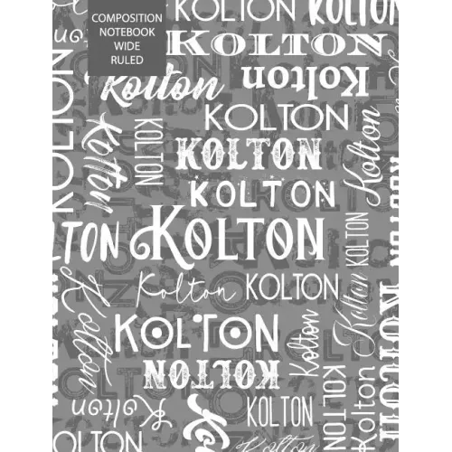 Kolton Composition Notebook Wide Ruled