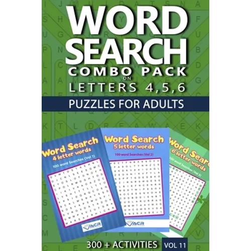 Word Search Combo Pack: Puzzles For Adults, 300+ Activities
