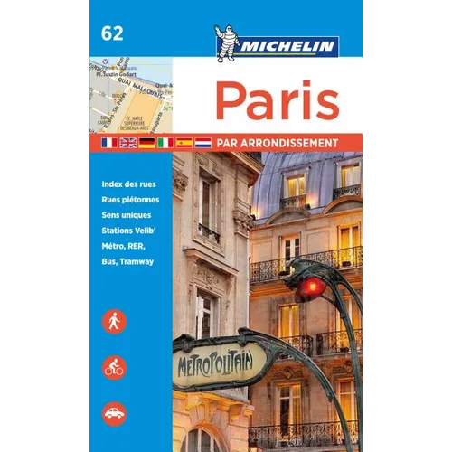 Michelin Paris by Arrondissements Pocket Atlas #62