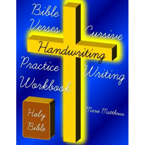 Bible Verses Cursive Handwriting Practice Writing Workbook