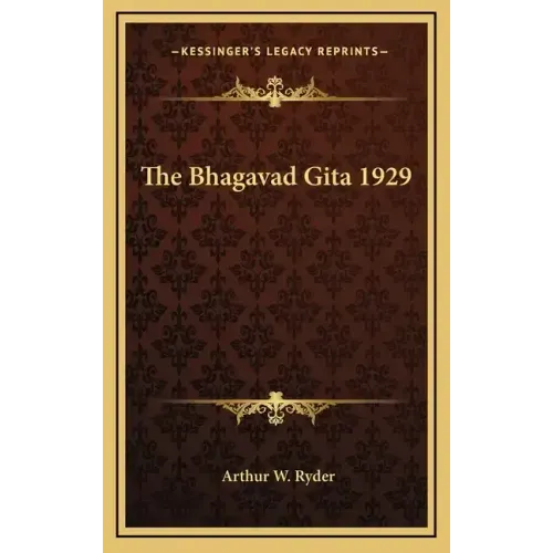 The Bhagavad Gita 1929