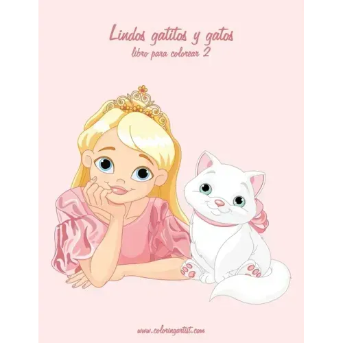 Lindos gatitos y gatos libro para colorear 2