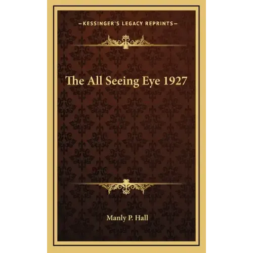 The All Seeing Eye 1927