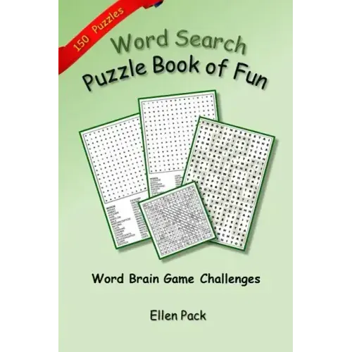 Word Search Puzzle Book of Fun: Word Brain Game Challenges