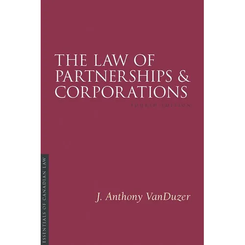 The Law of Partnerships and Corporations, 4/E