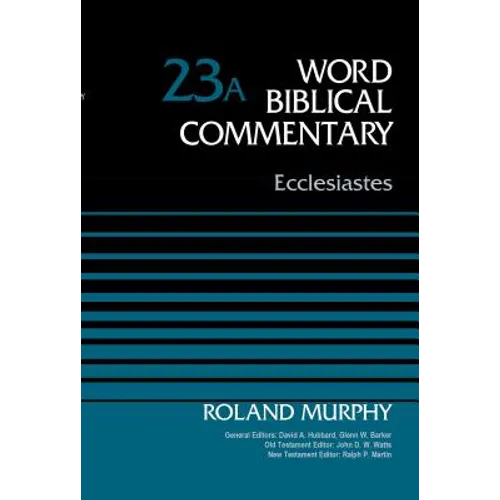 Ecclesiastes, Volume 23a: 23