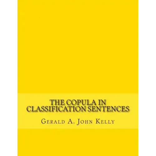 The Copula in Classification Sentences: Modern Irish Paradigms for Learners