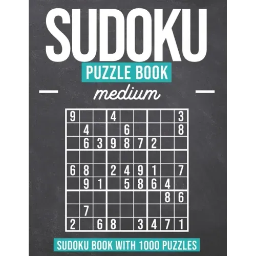 Sudoku Puzzle Book Medium: Sudoku Puzzle Book with 1000 Puzzles - Medium - For Adults and Kids
