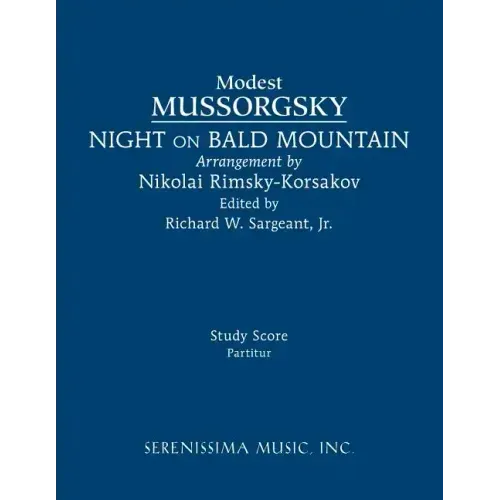 Night on Bald Mountain: Study score