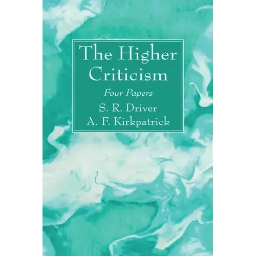 The Higher Criticism