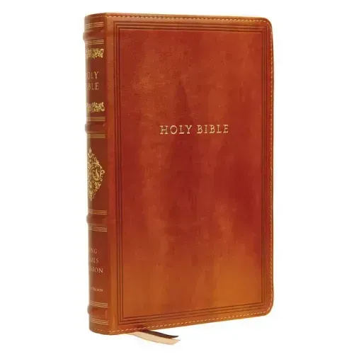 Kjv, Sovereign Collection Bible, Personal Size, Leathersoft, Brown, Red Letter Edition, Comfort Print: Holy Bible, King James Version